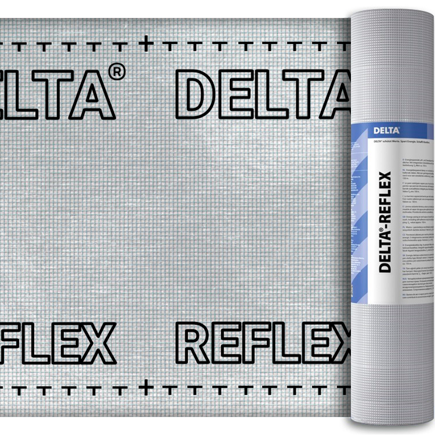 DELTA-REFLEX пароизоляционная плёнка с алюминиевым рефлексным слоем (Дельта Рефлекс)