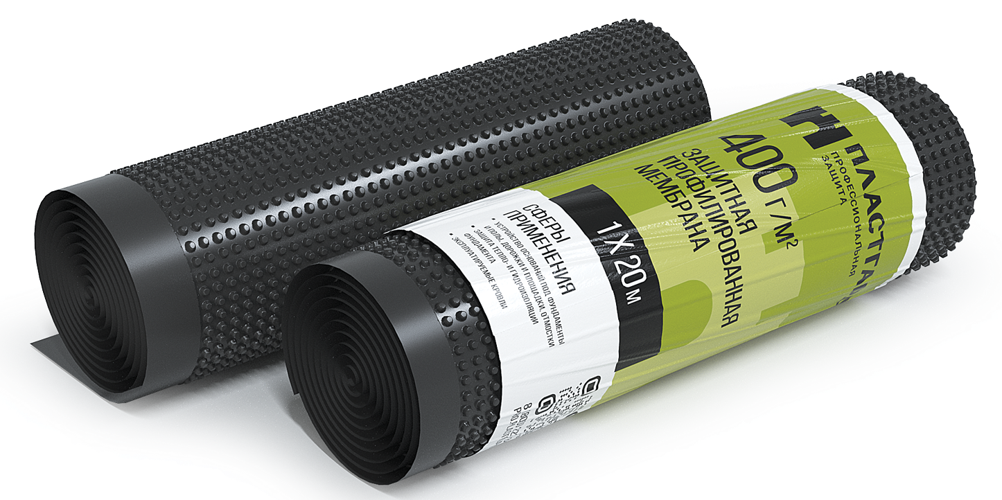 Мембрана профилированная Plastguard 400 (Пластгард)