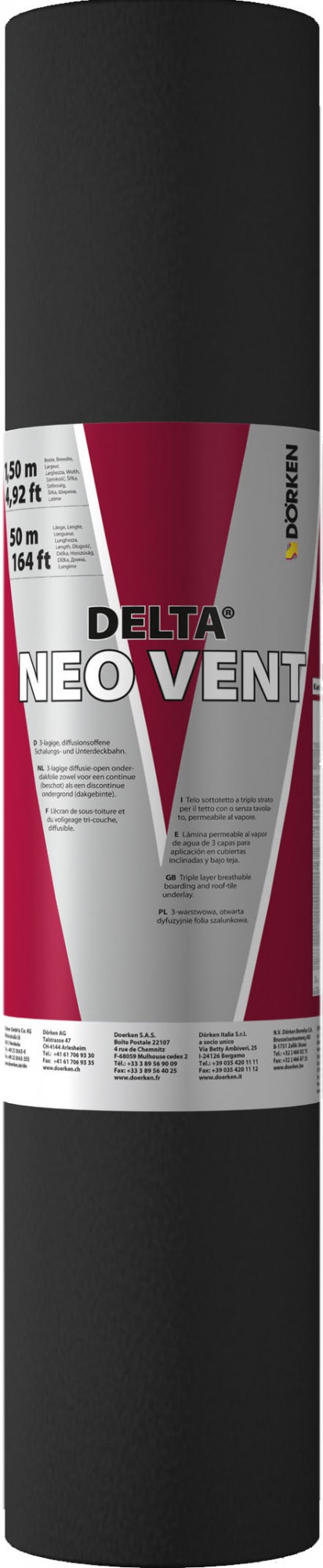 DELTA-NEO VENT универсальная диффузионная мембрана (Дельта НЕО ВЕНТ)